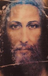 Plastikowy obrazek - Oblicze z całunu