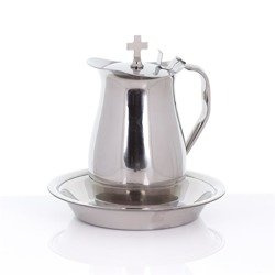 Misa i dzban do obmywania stóp - stal nierdzewna