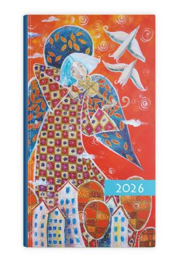 Terminarz tygodniowy KOLOROWY 2026 - anioł