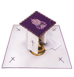 Bielizna kielichowa haftowana Adwent