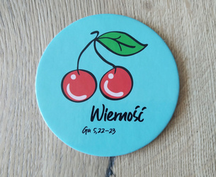 Podkładka korkowa - wesołe owoce - Wierność