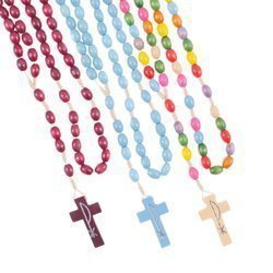 Różaniec - drewno - 8/10 mm