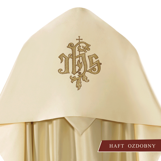 Welon haftowany "IHS" 