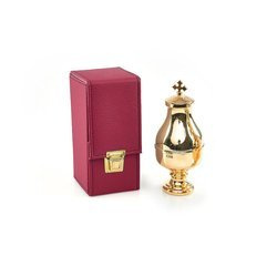 Pojemnik na oleje Crismera ze szklanym wkładem - 16 cm