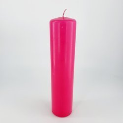Świeca Różowa  Gładka 30 cm