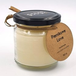 Świeca Dekoracyjna - piernikowe LOVE