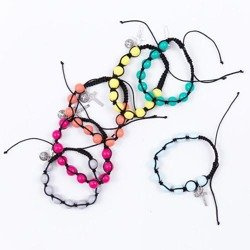 Bransoletka dziesiątka różańca - Św. Benedykt