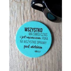 Podstawka korkowa okrągła - Wszystko ma swój czas