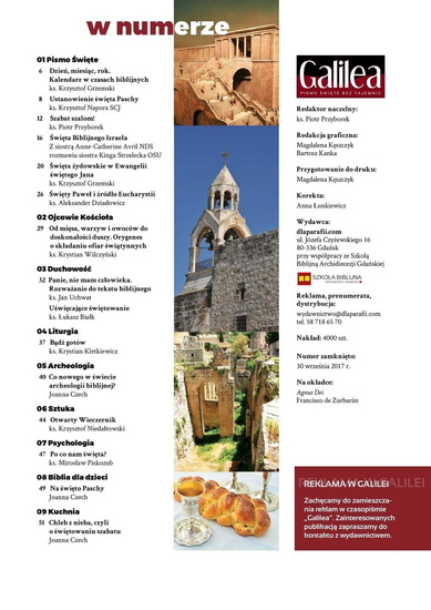 Galilea - nr 1/2018 PDF