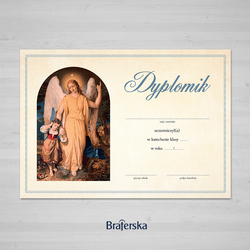 Dyplomik ukończenia katechezy do klasy 1-6