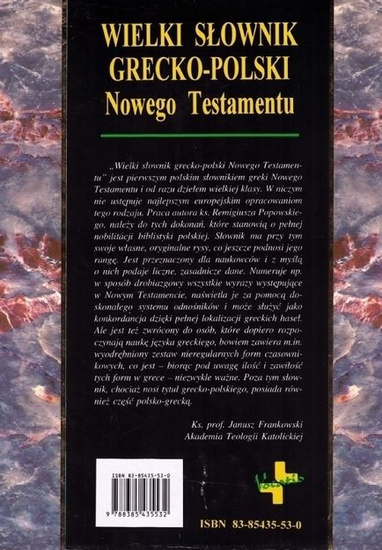 Wielki słownik grecko-polski Nowego Testamentu