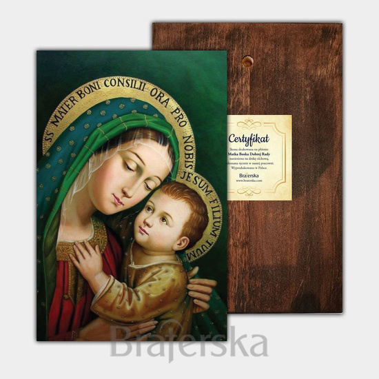 Ikona drukowana - Matka Boska Dobrej Rady
