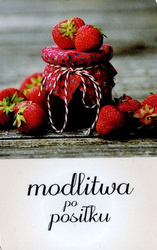 Obrazek plastikowy modlitwa po posiłku