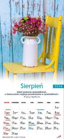 Kalendarz 2026 - W krainie kwiatów