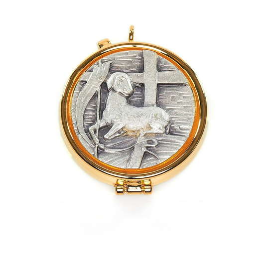 Cyborium z plakietką „Baranek paschalny”  - 1,4 cm