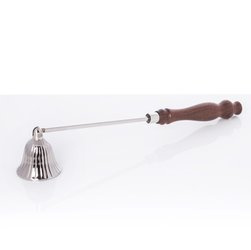 Gasidełko - niklowane z drewnianą rączką