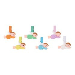 Aniołek z modeliny z klamerką