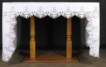 Obrus ołtarzowy - Maryjny zdobiony