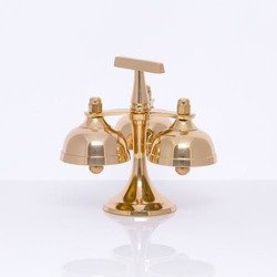 Dzwonek mosiężny potrójny - dzwonki