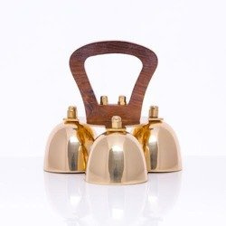 Dzwonek mosiężny potrójny - dzwonki