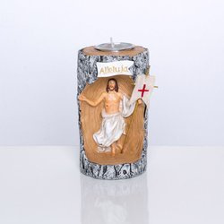 Świecznik wielkanocny - Jezus - 13 cm