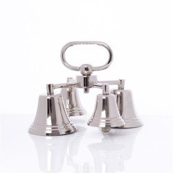 Dzwonki mosiężne niklowane