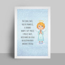 Obraz dla dzieci z modlitwą