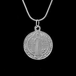 Medalik św.Benedykt - srebrny