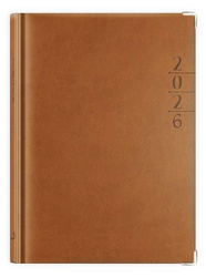 A5 LUX ZŁ. 2026 - brązowy