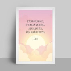 Obraz dla dzieci z modlitwą