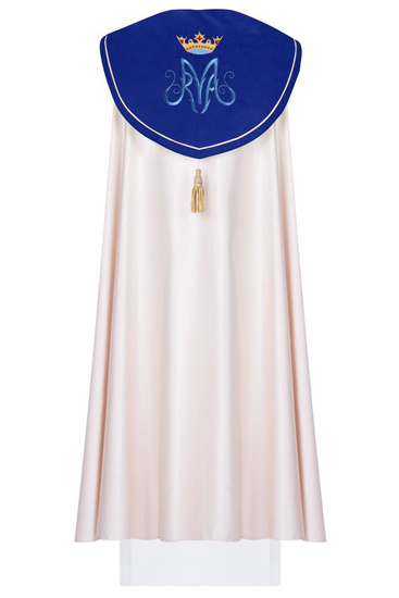 Kapa haftowana Maryjna z aksamitem