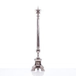 Lichtarz - mosiądz - nikiel - 81 cm