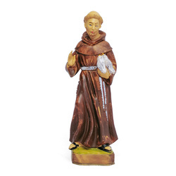 Figurka Święty Franciszek - 15 cm nietłukąca