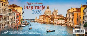 Kalendarz 2026 na biurko - Tygodniowe inspiracje