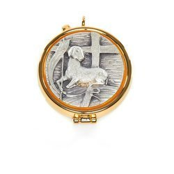 Cyborium z plakietką „Baranek paschalny”  - 1,4 cm