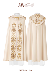 Kapa liturgiczna haftowana "IHS"