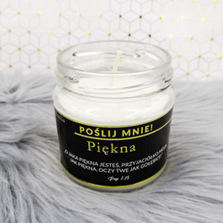 Świeca sojowa - Piękna