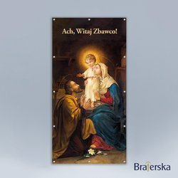 Baner oczkowany Boże Narodzenie - Święta Rodzina