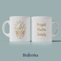 Kubek ceramiczny - Przyjdź Duchu Święty