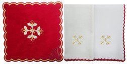 Bielizna kielichowa haftowana Krzyż