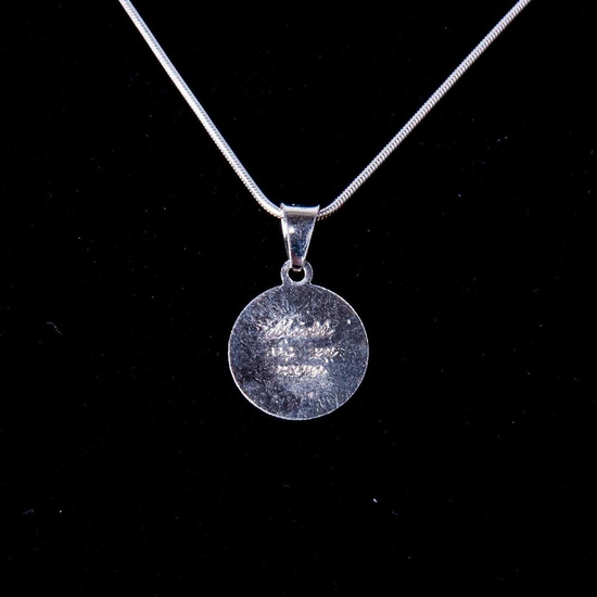 Medalik Matka Boża Częstochowska - srebrny