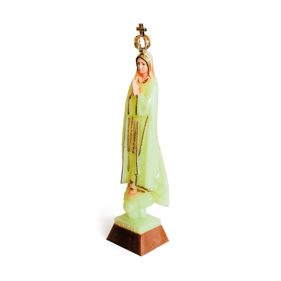 Figura Matki Bożej Fatimskiej - fosforyzująca 19 cm
