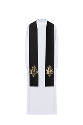 Stuła haftowana IHS