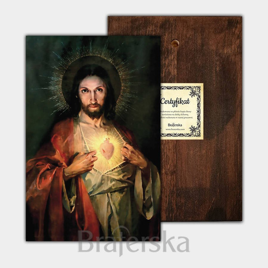 Ikona drukowana - Serce Jezusa