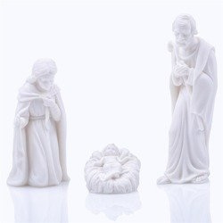 Szopka bożonarodzeniowa - alabastrowa