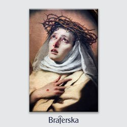 Obraz drukowany - św. Katarzyna ze Sieny