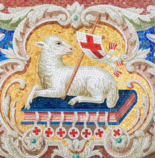 Kartka Braterska Wielkanocna - Baranek