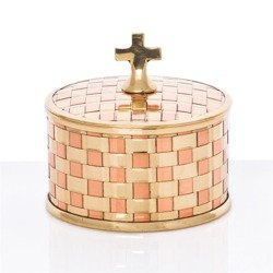 Pojemnik mosiężny na hostie