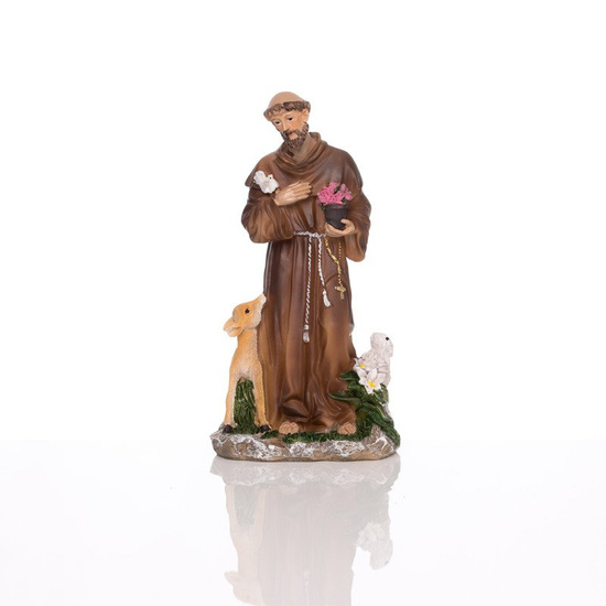 Figurka - św. Franciszek z Asyżu - 18 cm