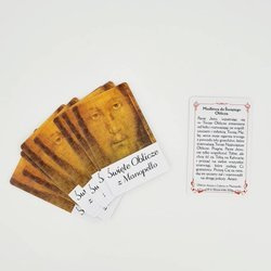 Obrazek plastikowy z modlitwą Święte Oblicze z Manopello